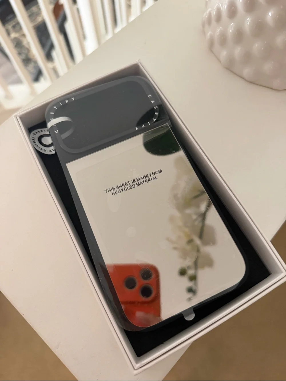 Casetify Mirror Finish Phone Case - Black